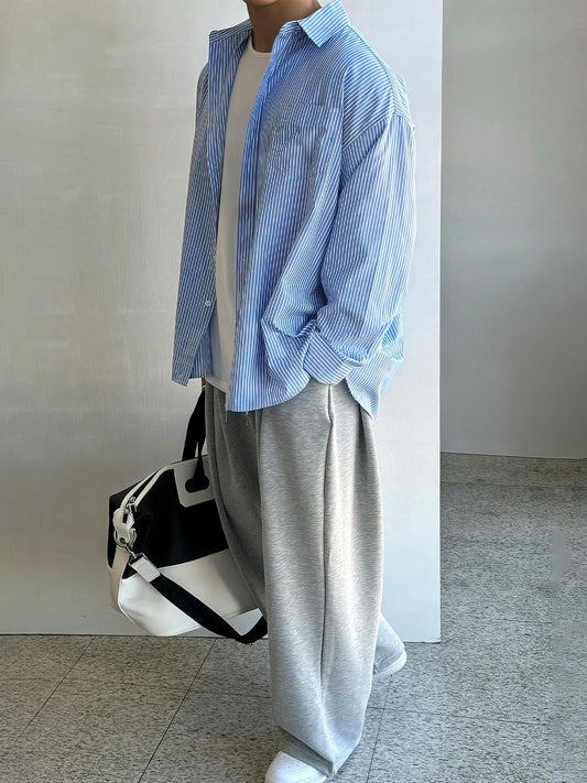 RT No. 12447 BLUE STRIPED SHIRT