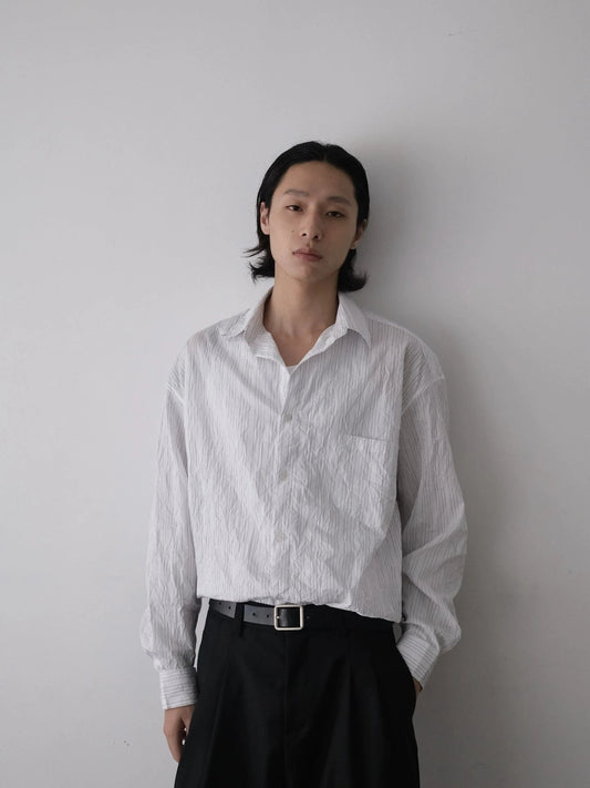 RT No. 29113 STRIPED BUTTON-UP SHIRT