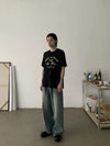 RT No. 18854 WASHED BLUE DENIM STRAIGHT JEANS