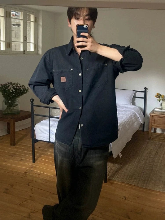 RT No. 25002 BLACK WORKWEAR SHIRT JK
