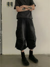 RT No. 19715 PLEATED LONG CARGO SHORTS
