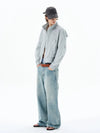 RT No. 18198 STAND COLLAR ZIP JK