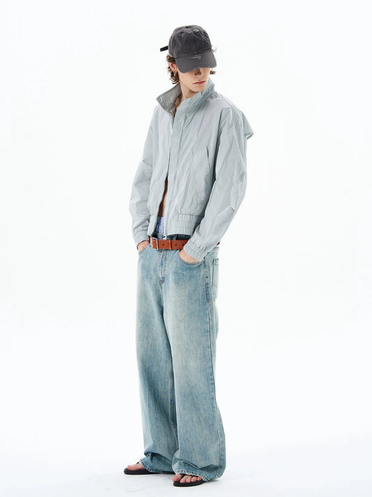 RT No. 18198 STAND COLLAR ZIP JK