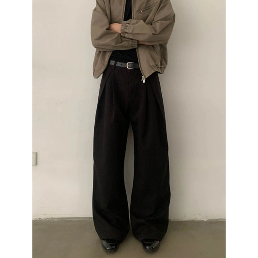 RT No. 29160 PLEATED SILHOUETTE STRAIGHT PANTS