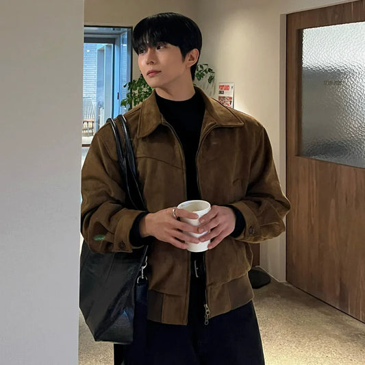 RT No. 33017 SUEDE ZIP JACKET