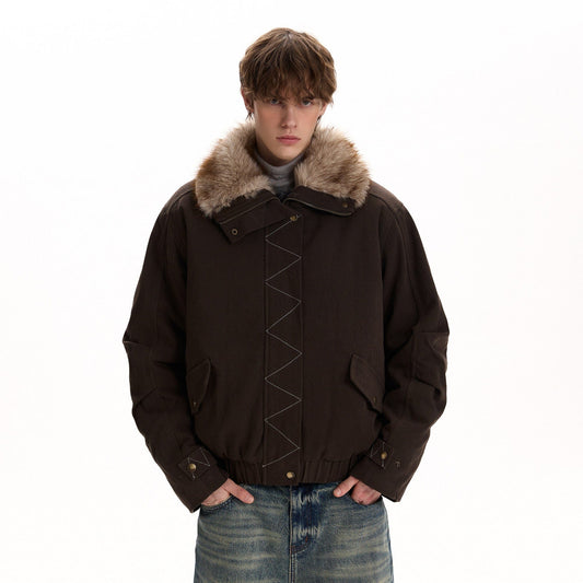 RT No. 58035 JIIN FUR COLLAR JACKET