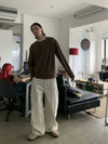 RT No. 29157 MAINICHI STRAIGHT DRAPE PANTS