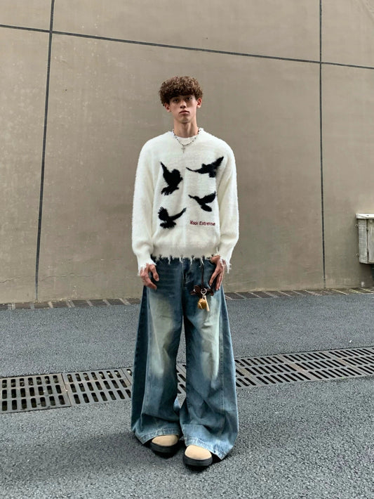 RT No. 18004 MOHAIR DOVE SWEATER