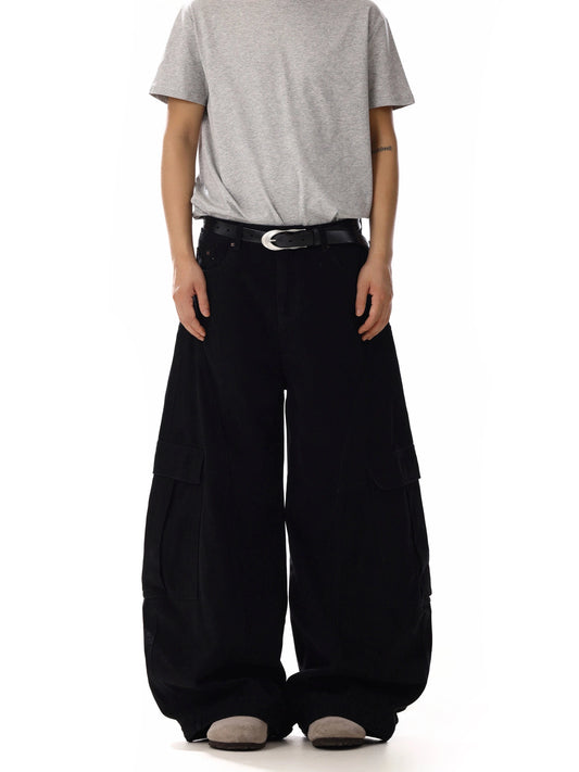 RT No. 18712 RECONSTRUCTED SCIMITAR CARGO PANTS