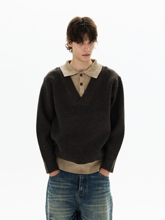 RT No. 50408 KNITWEAR TWO PIECE SWEATER