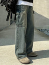 RT No. 32059 WORKWEAR WIDE STRAIGHT DENIM JEANS