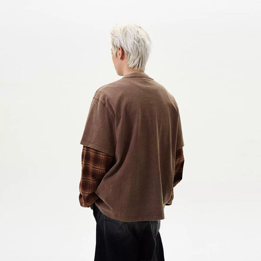 RT No. 40706 HENRY COLLAR PLAID LONGSLEEVE