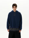RT No. 59008 BUCKLE COLLAR PULLOVER HOODIE