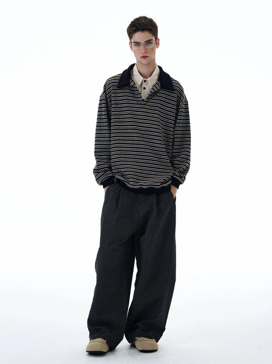 RT No. 20007 KNIT COLLAR SWEATER