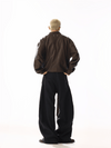 RT No. 19811 BLACK SCIMITAR STRAIGHT PANTS