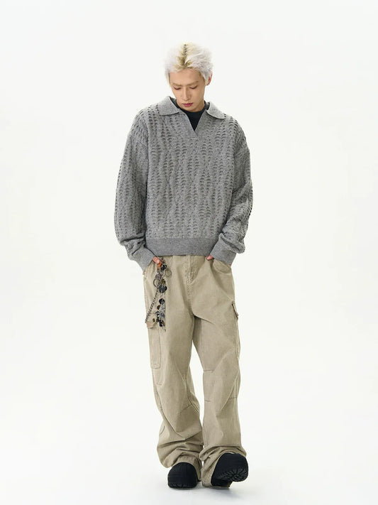 RT No. 50011 KNITWEAR V-NECK SWEATER