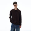 RT No. 20001 POLO COLLAR BUTTON-UP SWEATER