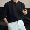 RT No. 18252 KNIT HENRY COLLAR LONGSLEEVE
