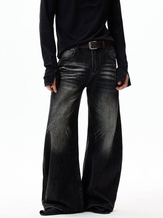 RT No. 55109 WHISKER SCIMITAR DENIM JEANS