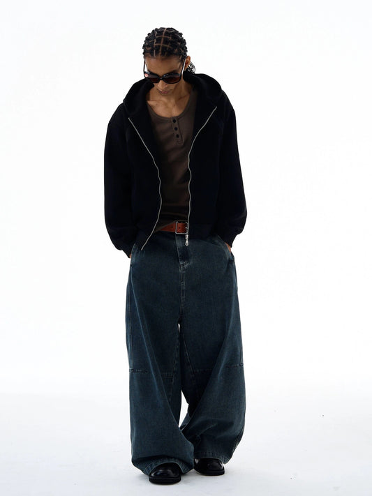 RT No. 19533 RECONSTRUCTED ZIP UP HOODIE