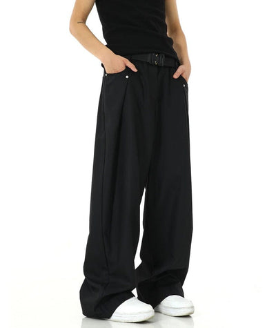 RT No. 9761 FOLDED WIDE PANTS