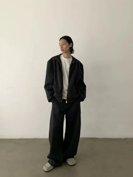 RT No. 29121 PLEATED SCIMITAR STRAIGHT SWEATPANTS