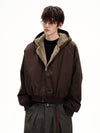 RT No. 50515 SILHOUETTE FUR ZIPPER HOODIE