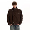 RT No. 58023 WOOLEN TRENCH FUR COLLAR JACKET