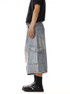 RT No. 18230 LIGHT BLUE DENIM LONG SHORTS