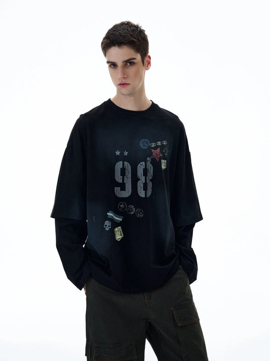 RT No. 20013 GRAFFITI TWO PIECE LONG SLEEVE