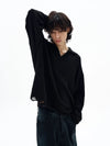 RT No. 29042 KNITWEAR LAZY COLLAR SWEATER