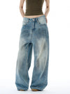 RT No. 19540 DIRT BLUE DENIM BAGGY JEANS