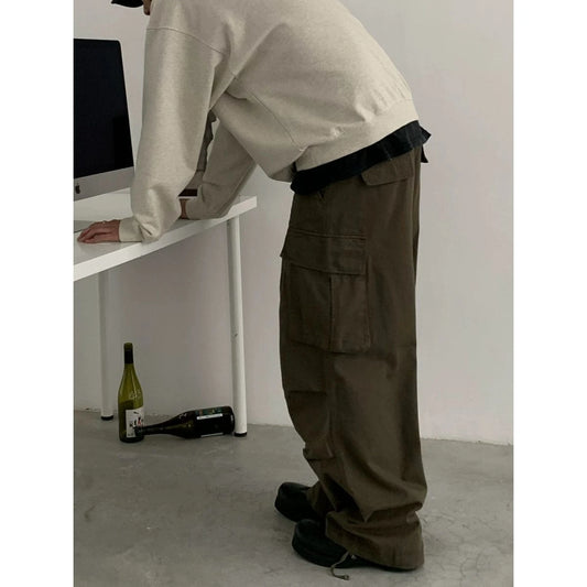 RT No. 18748 WORKWEAR PARACHUTE STRAIGHT PANTS