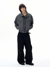 RT No. 31007 STAND COLLAR YORU DENIM JK