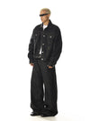 RT No. 28014 BLACK STITCH DENIM JK