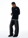 RT No. 19563 WASHED BLACK SCIMITAR JEANS
