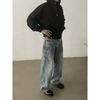 RT No. 18876 WASHED BLUE DENIM STRAIGHT JEANS