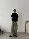 RT No. 19718 CARGO POCKET STRAIGHT PANTS