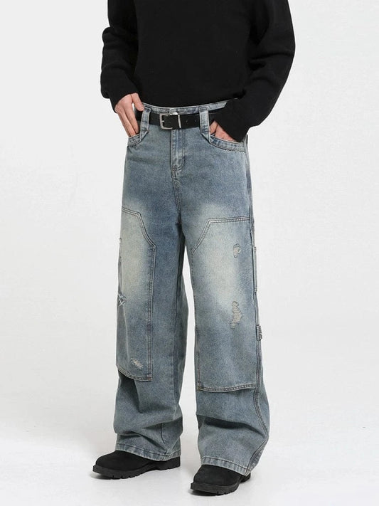 RT No. 32612 DISTRESSED CARPENTER DENIM JEANS