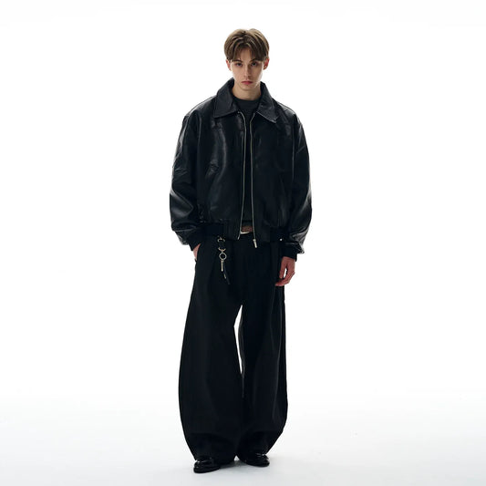 RT No. 42014 TSUKI BLACK LEATHER JACKET