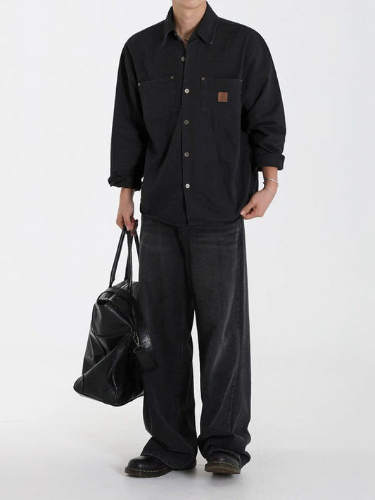RT No. 12531 BLACK WORKWEAR SHIRT JK