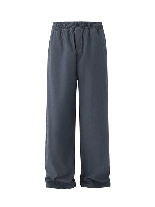 RT No. 18182 GRAY BLUE STRAIGHT PANTS