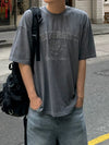 RT No. 18266 GRAY LETTERED UNIVERSITY SHORT SLEEVE