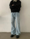 RT No. 19847 ICE BLUE DENIM STRAIGHT JEANS