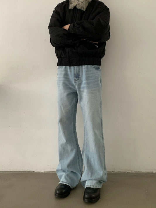 RT No. 19847 ICE BLUE DENIM STRAIGHT JEANS