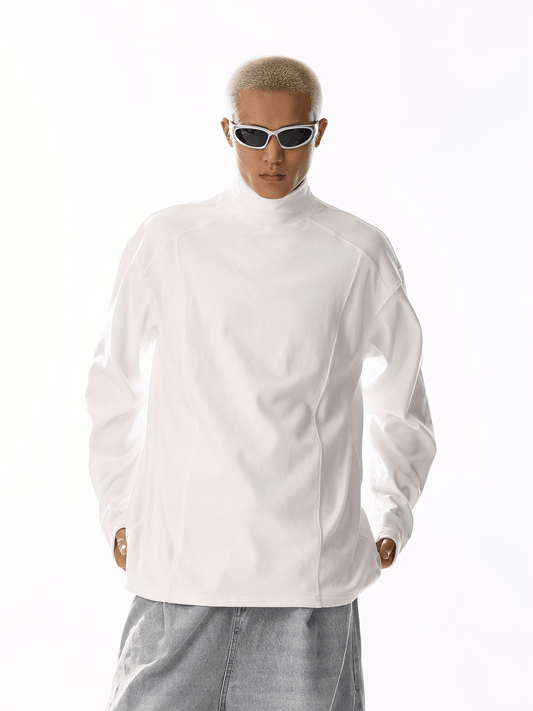 RT No. 19820 RECONSTRUCTED MOCK NECK LONGSLEEVE