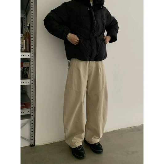 RT No. 18756 RECONSTRUCTED MACHETE STRAIGHT PANTS