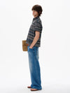 RT No. 18191 WASHED BLUE DENIM STRAIGHT JEANS