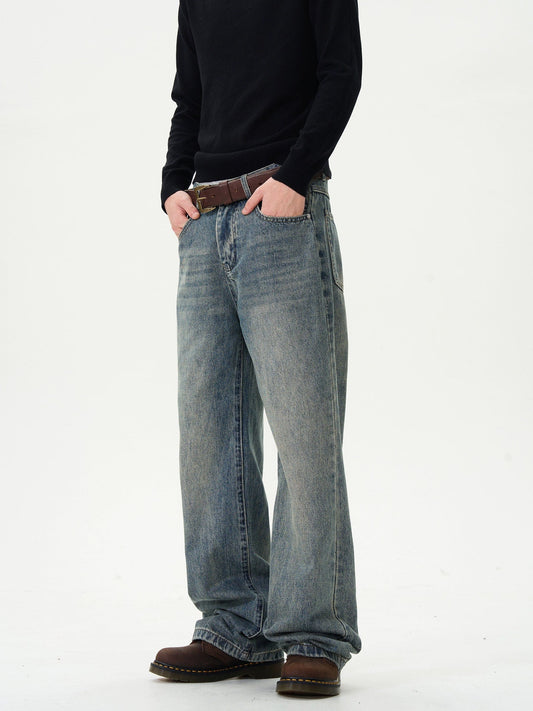 RT No. 12140 BLUE STRAIGHT DENIM JEANS