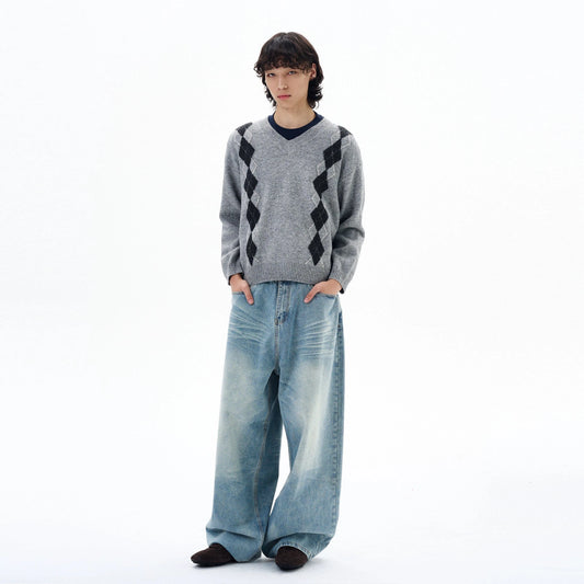RT No. 29045 KNITWEAR V-NECK SWEATER